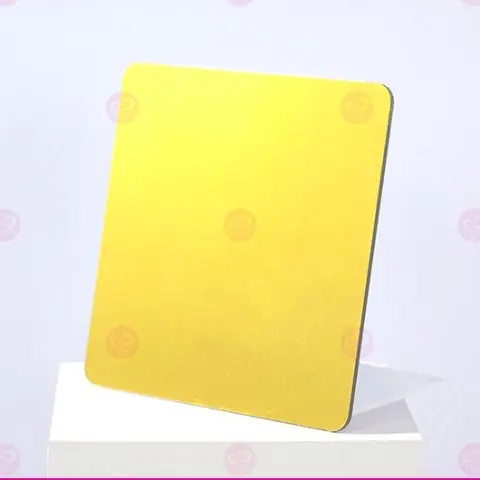 อลูมิเนียมคอมโพสิต หนา 4 มม. แบ่งขาย สีเงิน สีทอง ลายเมทริกซ์