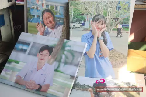 ภาพกรอบลอย ผ้าแคนวาส พิมพ์ยูวี โครงไม้ สั่งทำตามรูป