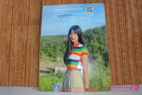 ภาพกรอบลอย พร้อม QR Code เพลงที่ชอบ ของขวัญสุดพิเศษ