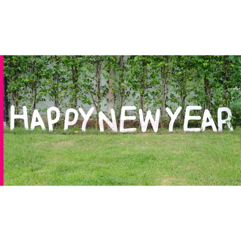 ป้ายตัวอักษรฟิวเจอร์บอร์ด Happy New Year / Congratulations