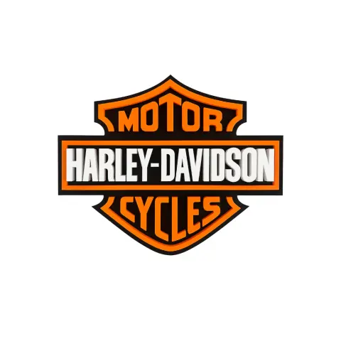 โลโก้ Harley-Davidson พิมพ์ 3D FDM งานเนี๊ยบ สำหรับตกแต่ง