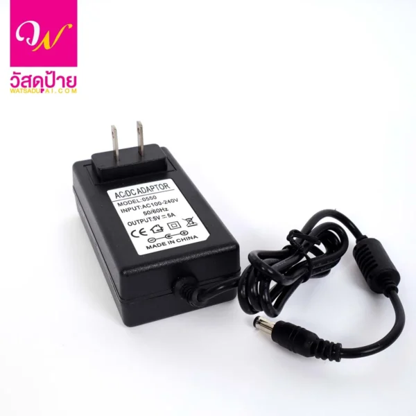 AC DC Adapter Model 0550 INPUT: AC100 - 240V 50/60Hz OUTPUT: 5V-5A