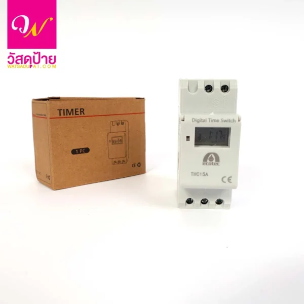 Digital Time Switch Ecotec TCH15A เครื่องตั้งเวลาดิจิตอล รุ่น THC15A